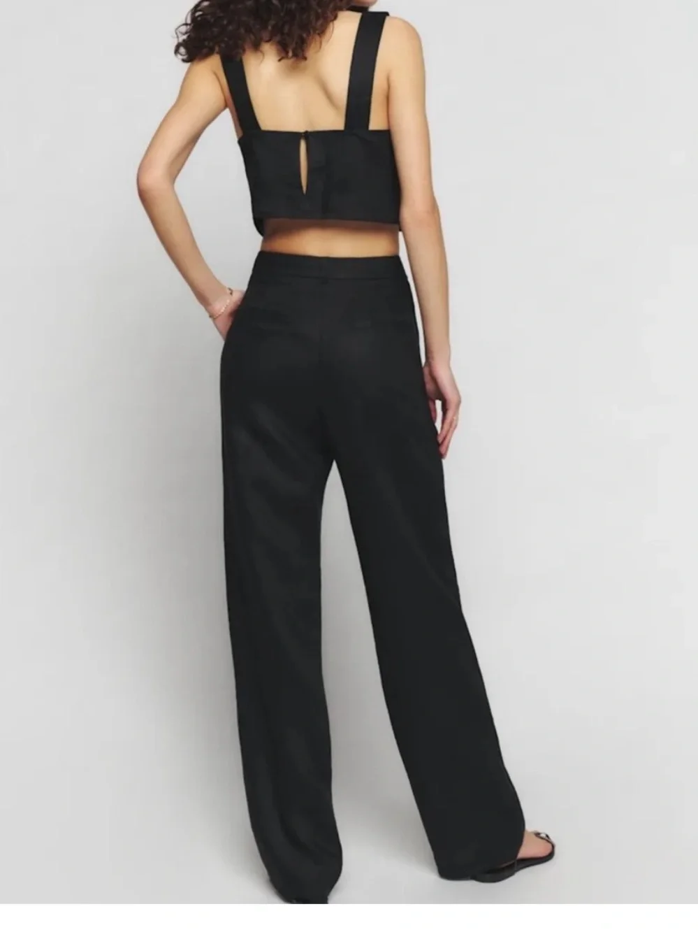 Reformation Olivia Linen Two Piece